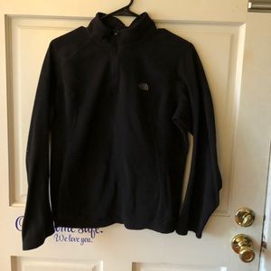 North face zip up pullover .